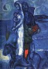Family Paintings - Fisherman's Family by Marc Chagall